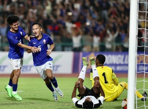 SEA Games men's football 32: Cambodia U22 won big on the opening day