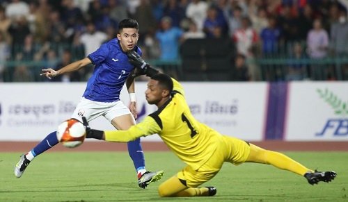 SEA Games men's football 32: Cambodia U22 won big on the opening day