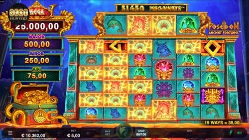 Poseidon Megaways - Slot game with more than 117000 ways to win