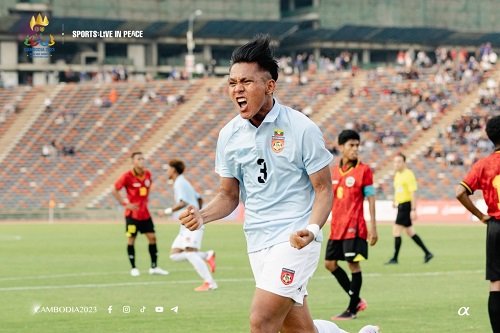 SEA Games men's football 32: Myanmar won hard against Timor Leste