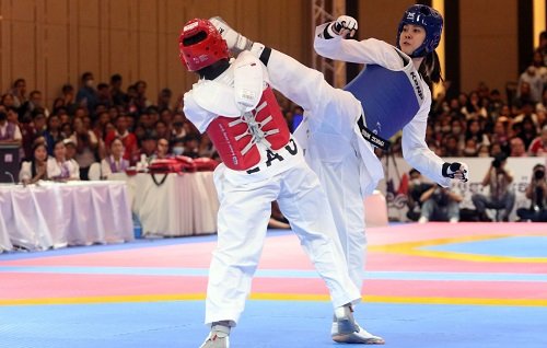 Sorn Seavmey - Cambodian martial arts "goddess" won the SEA Games medal