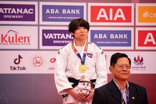 Yasumatsu Haruka excellently won the historic Judo gold medal