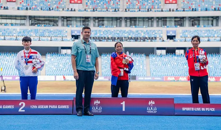 ASEAN Para Games 2023: Cambodia rose to 7th place on the medal table