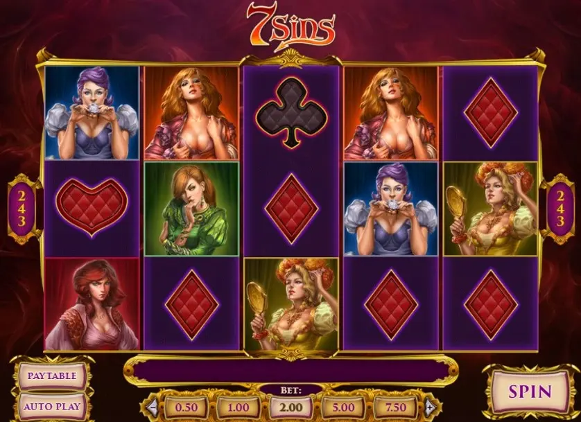 7 Sins - Slot game about 7 human sins