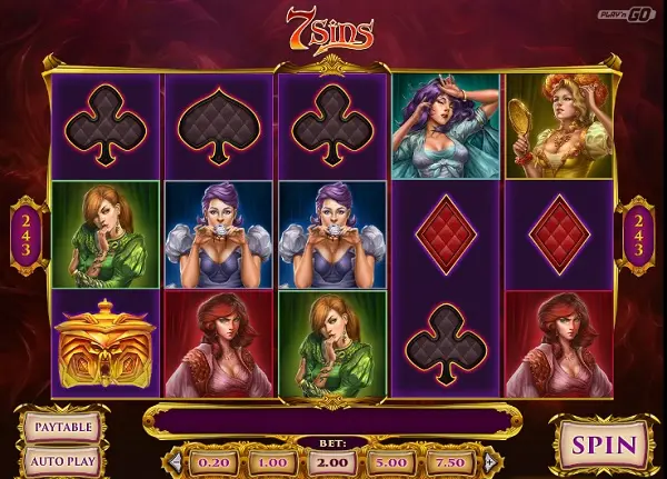 7 Sins - Slot game about 7 human sins