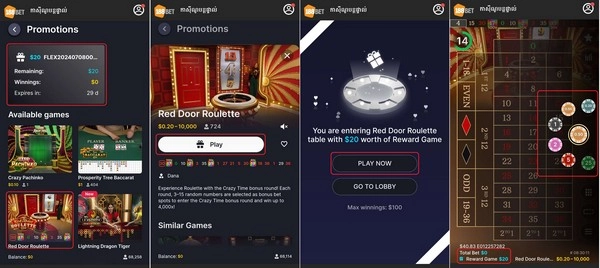 Free bets on live casino with your deposit